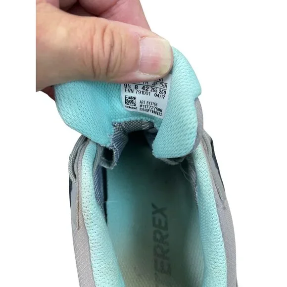 Adidas Terrex Womens GORE-TEX Gray black Hiking Sneakers Size 9.5 SKU 9304 - Picture 8 of 16